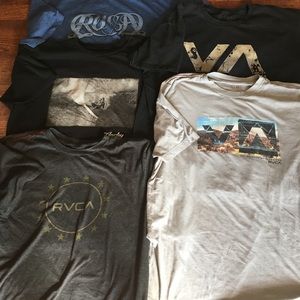 5 Men’s RVCA T-shirt’s